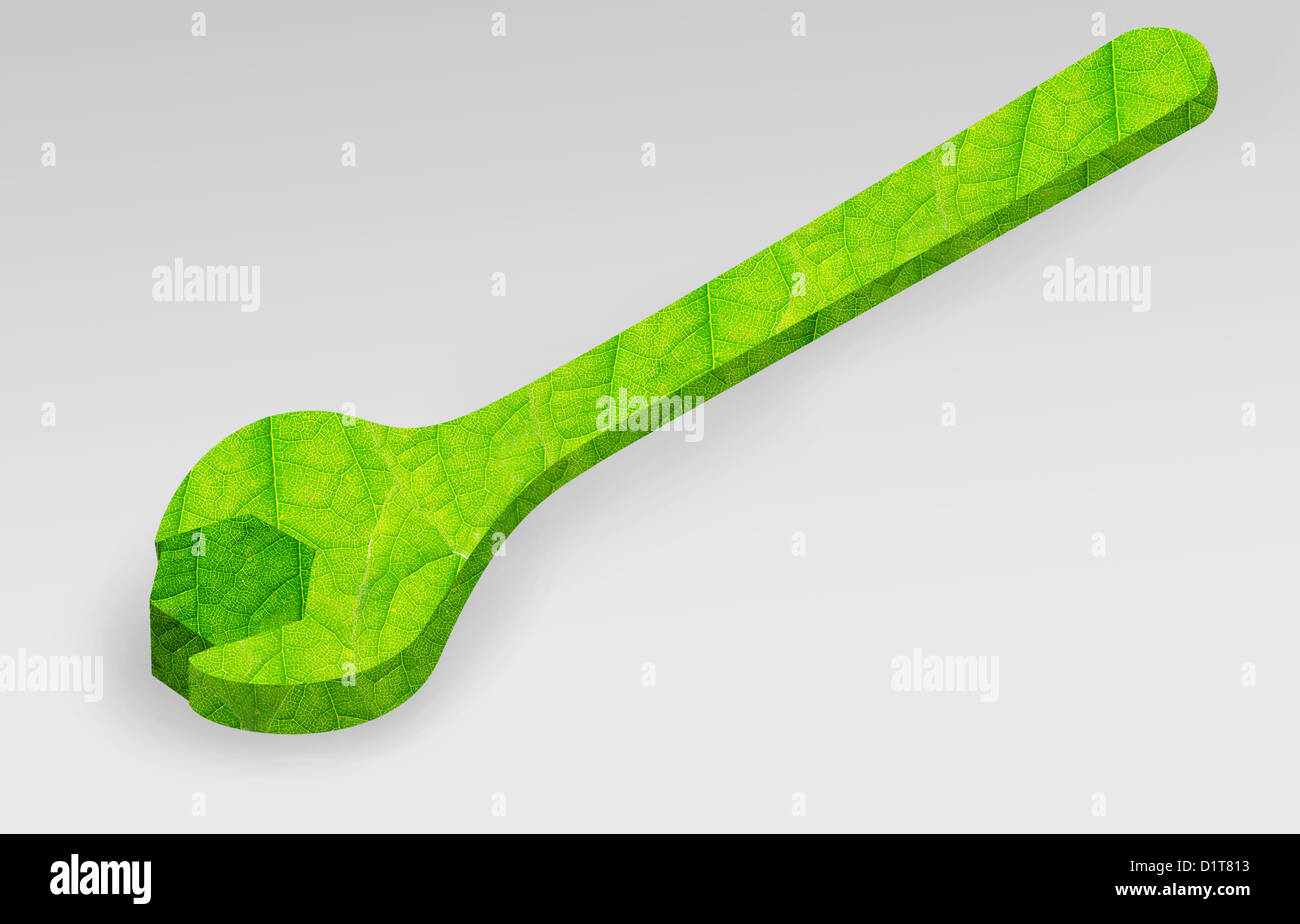 The green wrench and screws Stock Photo - Alamy