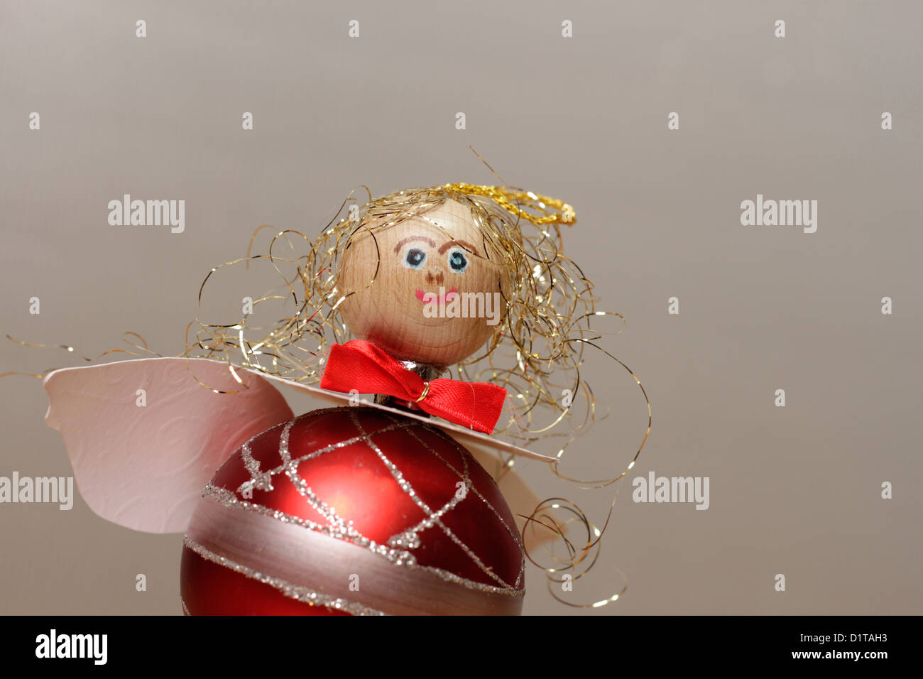 Cute Angel with space for text Stock Photo