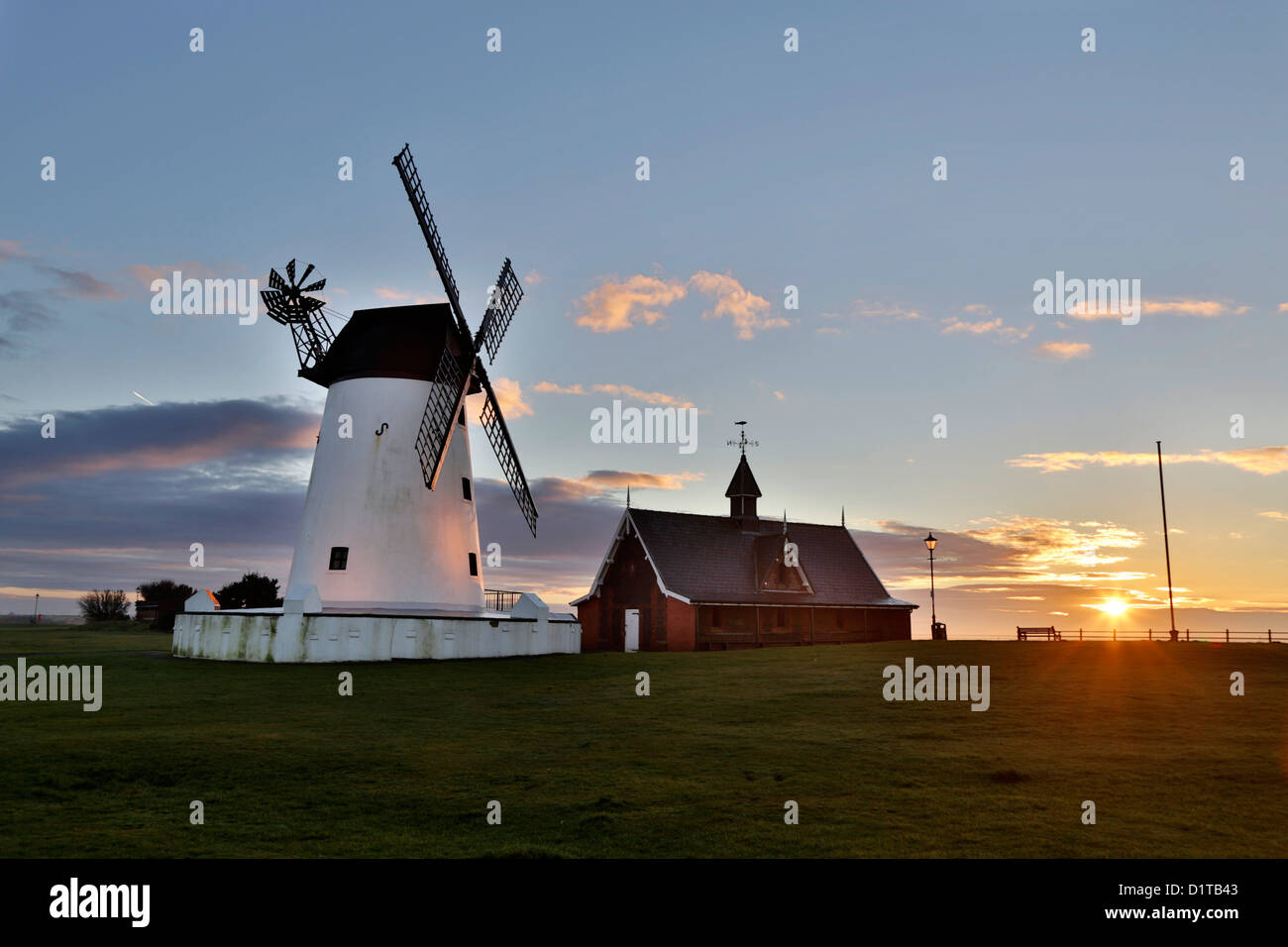 Lytham Windmill; Lancashire; UK Stock Photo
