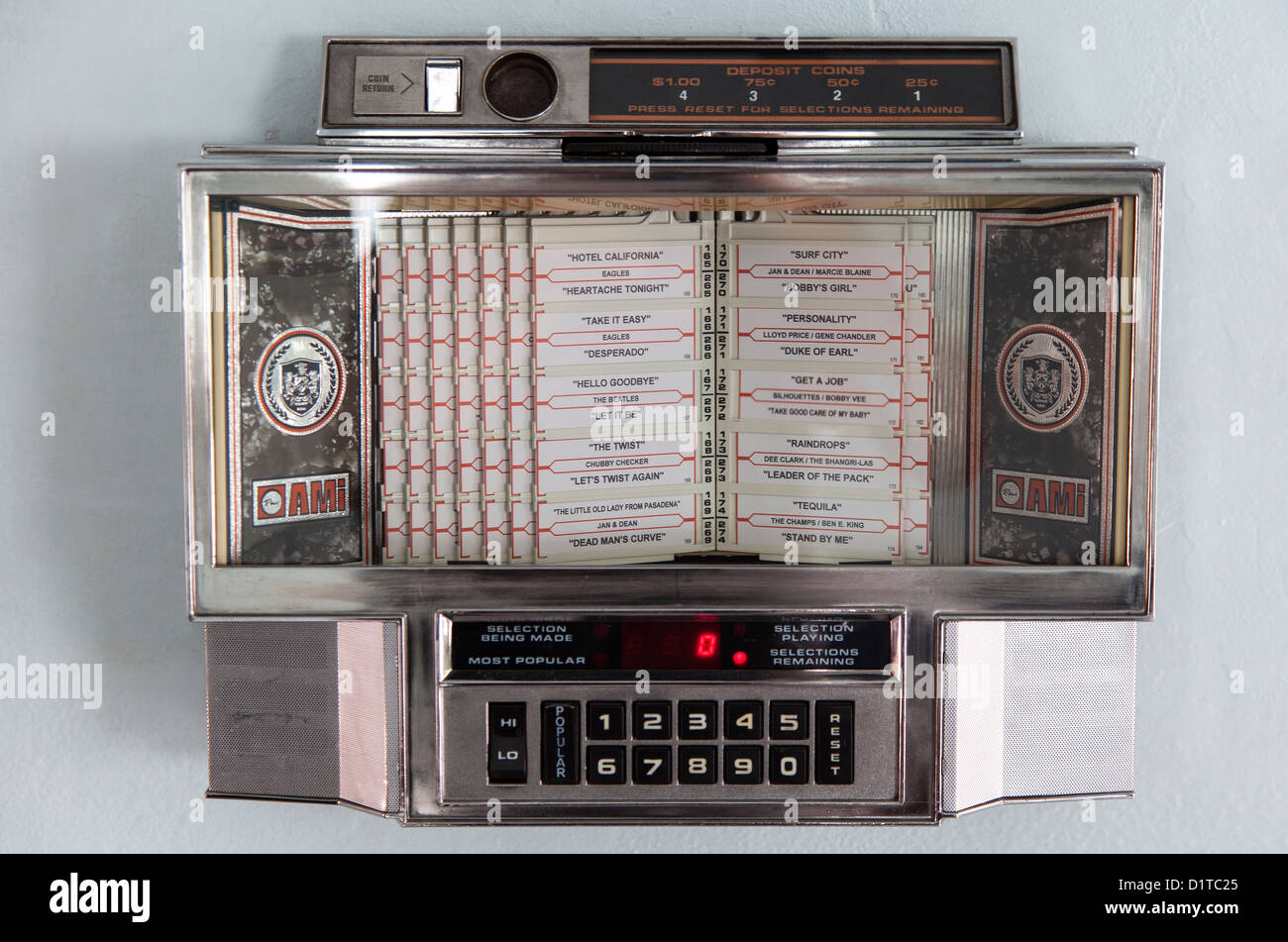 An Old Fashion Jukebox Stock Photo