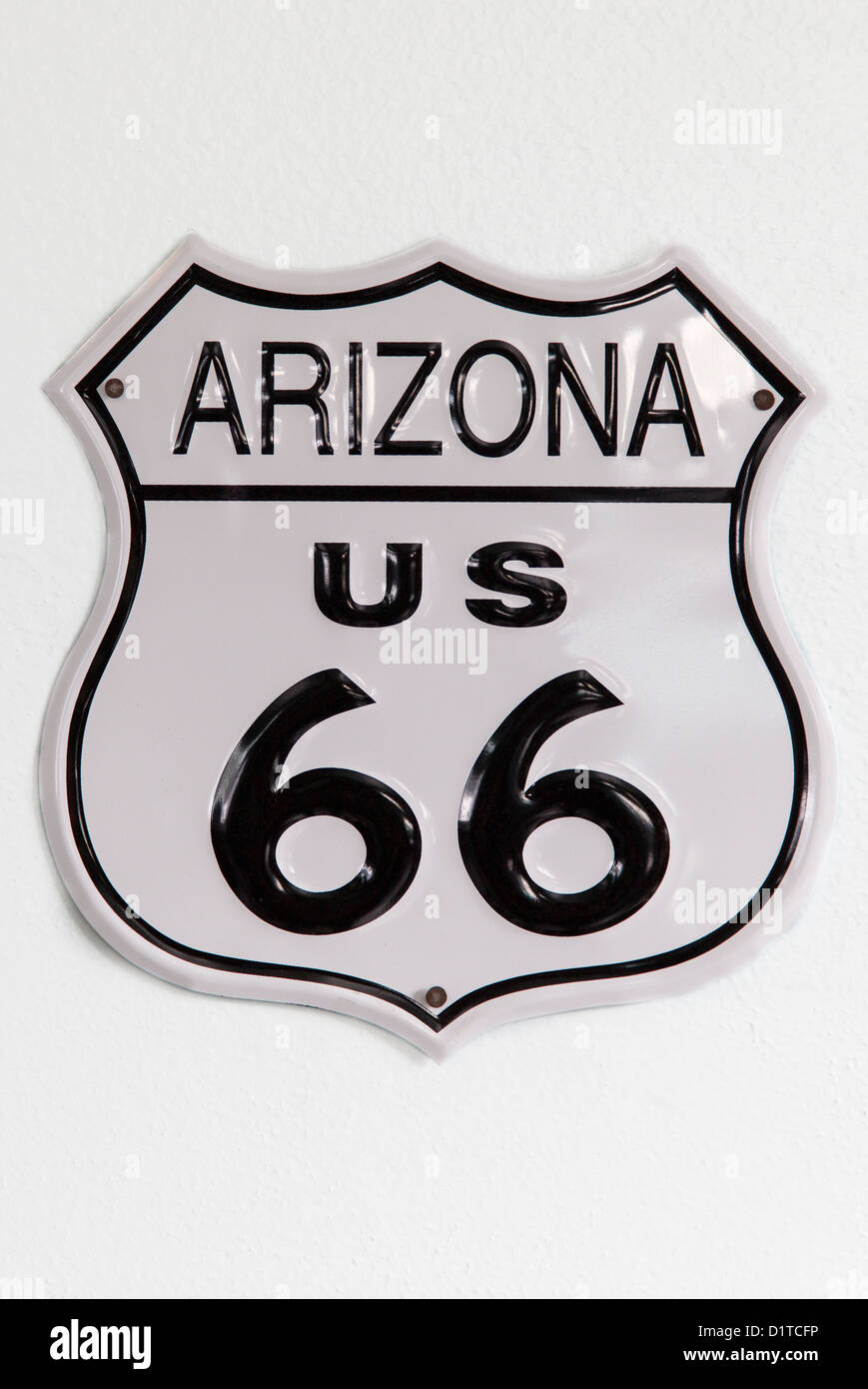 Route 66 Sign Stock Photo