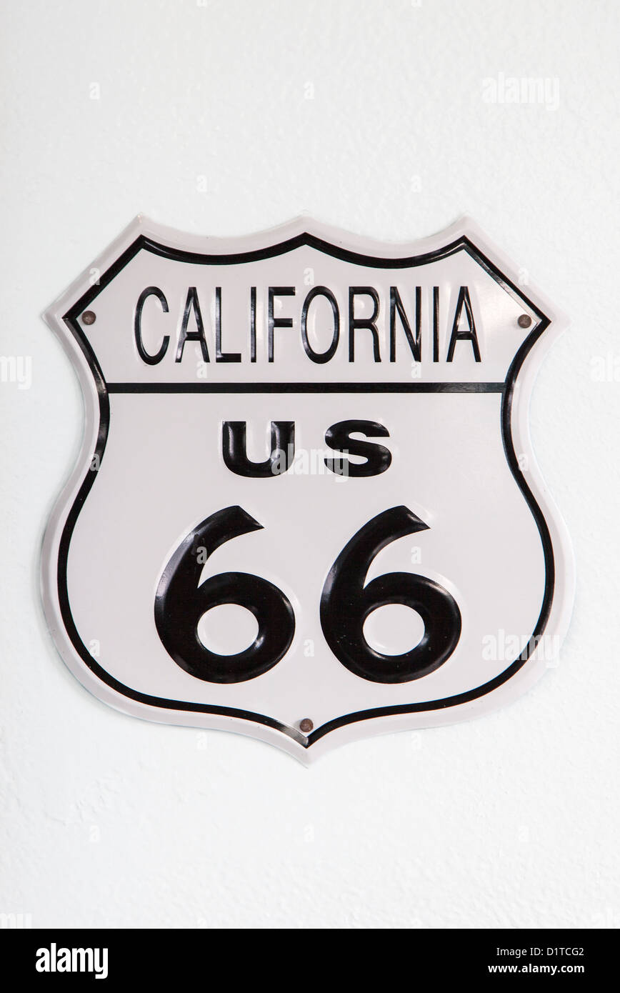 Route 66 Sign Stock Photo