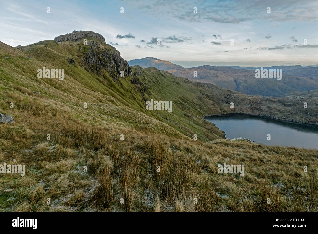 Mountain scenery in Snowdonia Stock Photo