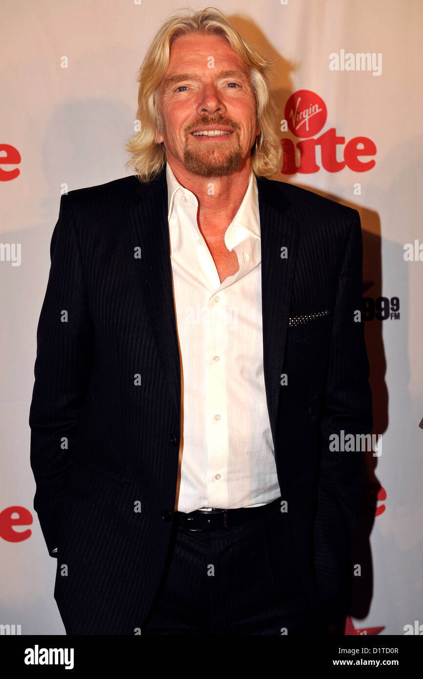 Sir Richard Branson arriving at the Virgin Unite's Mad Hatter Ball Stock  Photo - Alamy