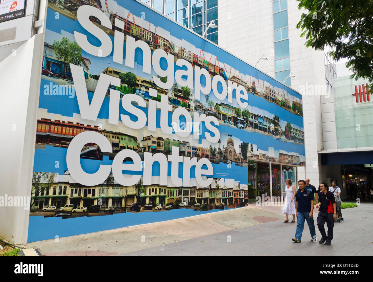 Old Singapore Visitors Centre on Orchard Rd, Singapore Stock Photo