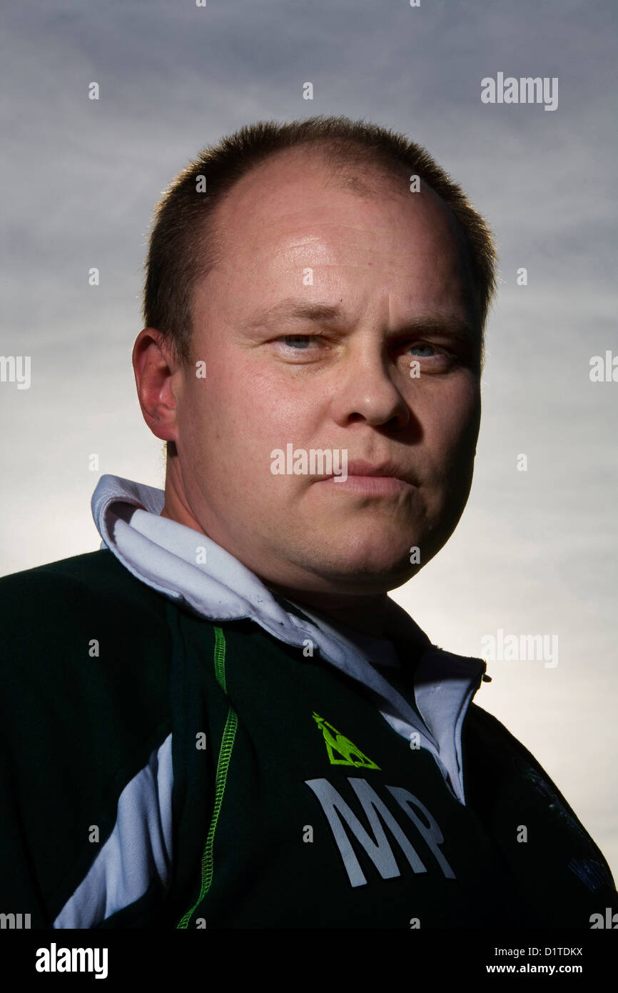 Mixu Paatelainen, Current manager of the Finnish national football team Stock Photo