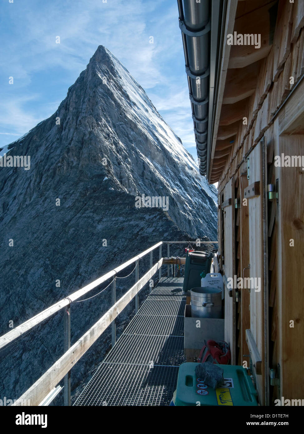 The mittellegi hut on the eiger hi-res stock photography and images - Alamy