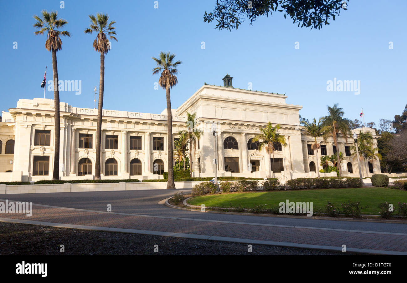 Ventura - also known as San Buenaventura - City Hall / County Courthouse in California, USA Stock Photo