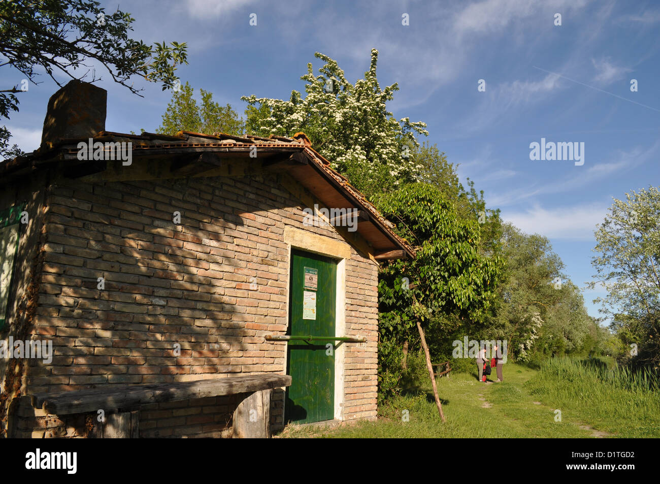 Po River Delta (Italy), Punte Alberete natural reserve Stock Photo