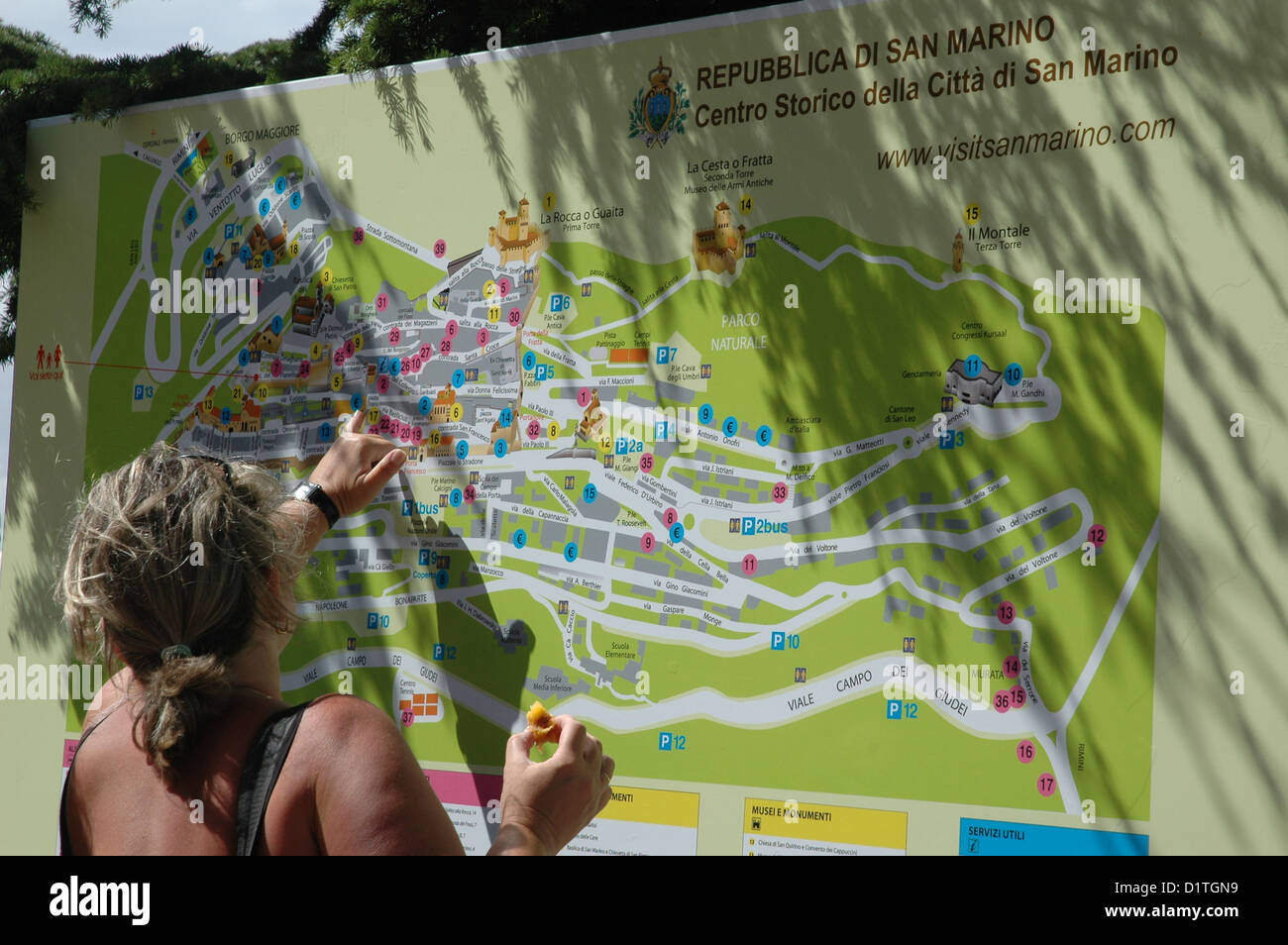 Republic of San Marino Stock Photo Alamy