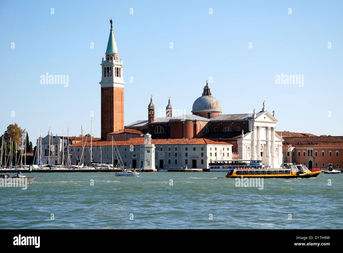 Church of San Giorgio Maggiore in Venice. Stock Photo