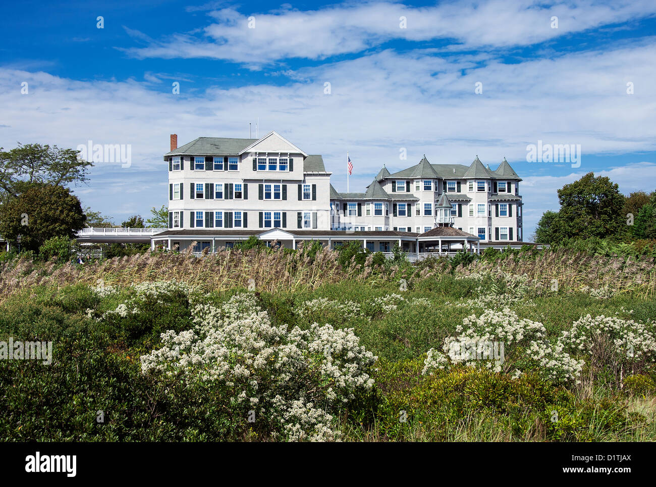 Harbor View Hotel, Edgartown, Martha's Vineyard, Massachusetts, USA Stock Photo