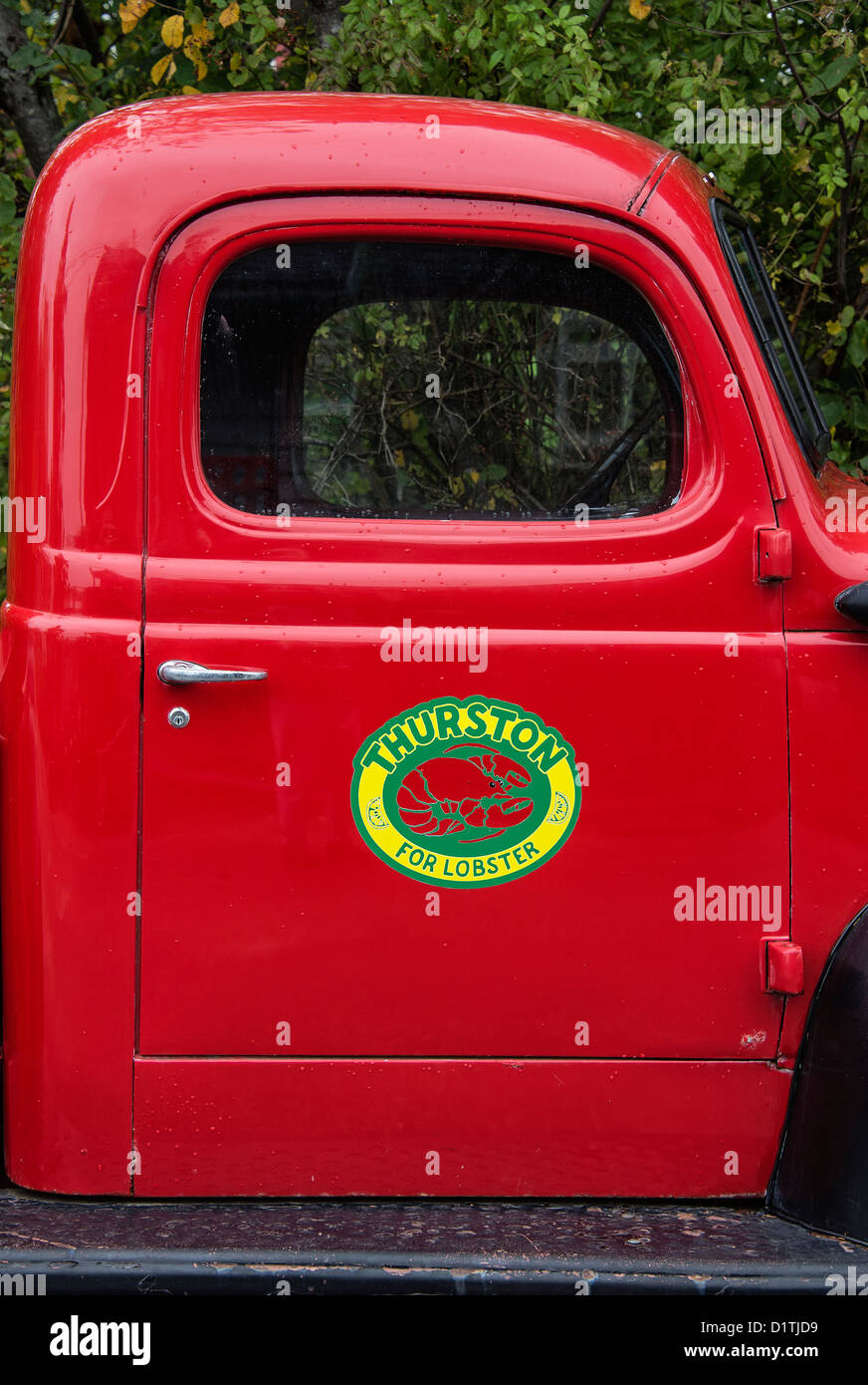 Thurston Lobster Pound truck, Bernard, Maine, USA Stock Photo Alamy