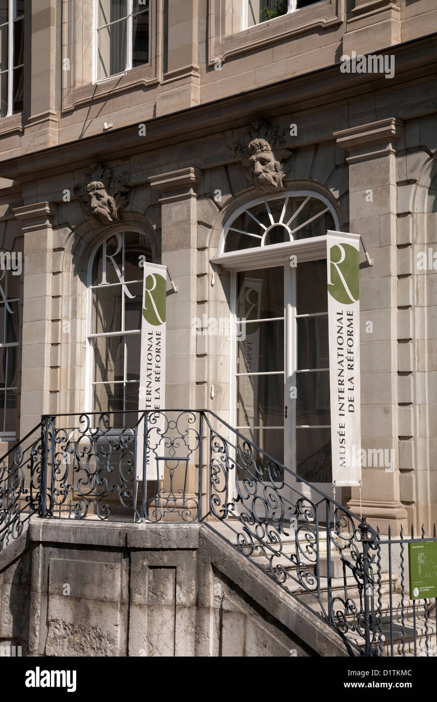 International Museum of the Reformation, Geneva, Switzerland, Europe Stock Photo