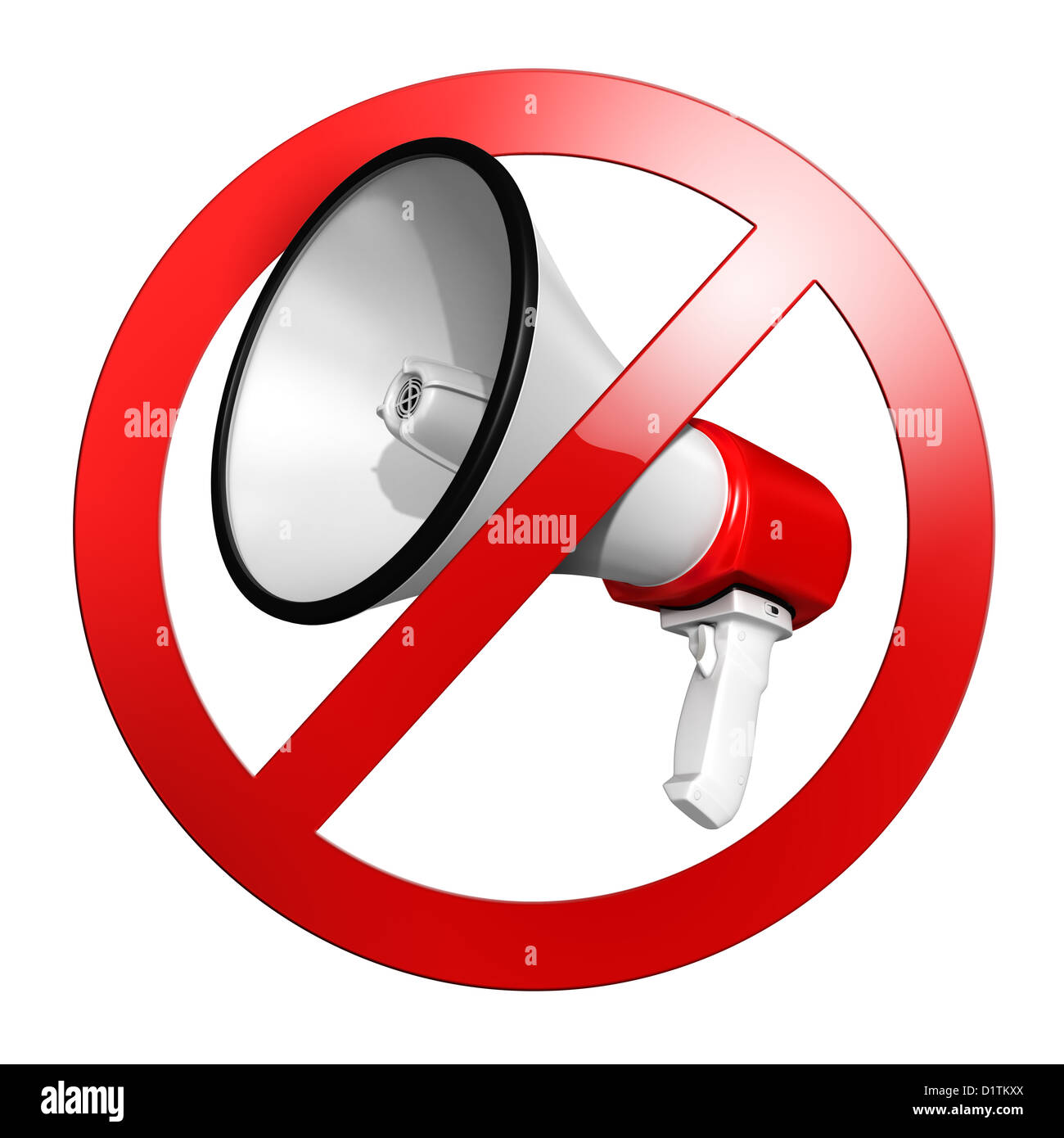 Loud and quiet Cut Out Stock Images & Pictures Alamy