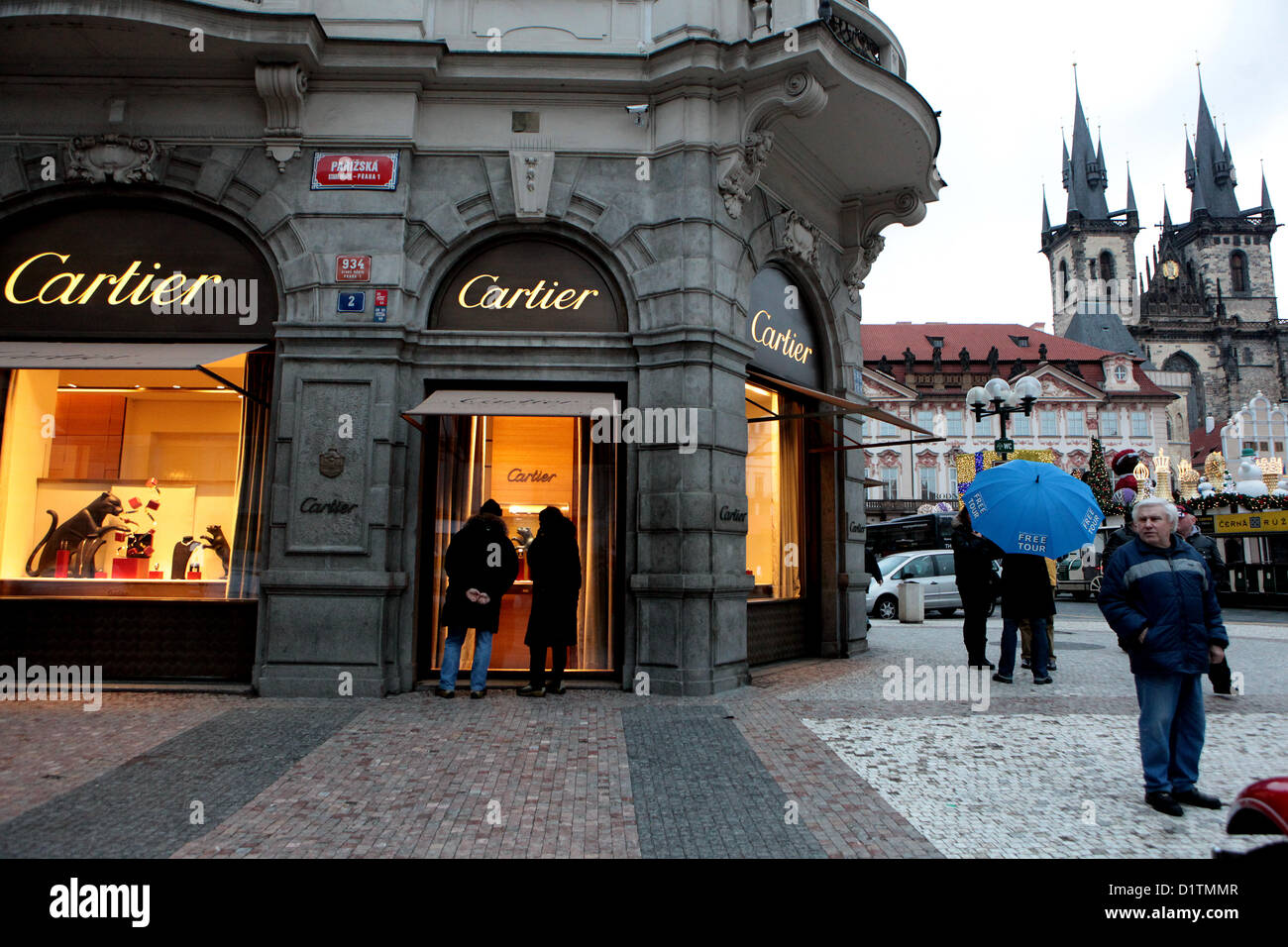 Cartier, fashion store in Parizska 