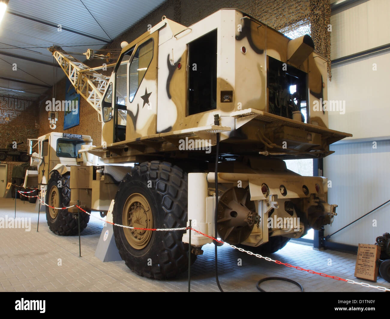 Overloon War Museum....American Hoist M2380 Stock Photo