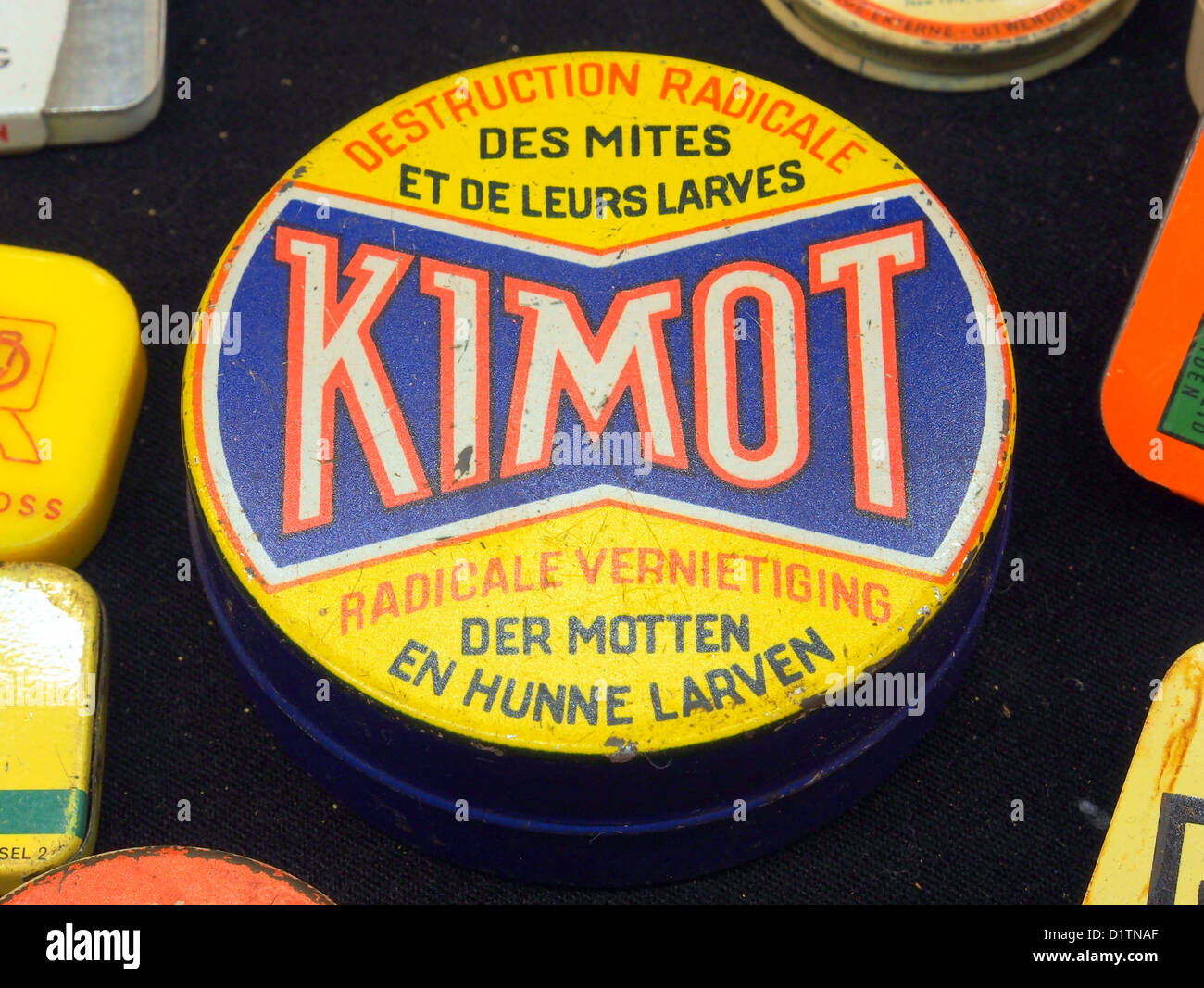KIMOT, radicale vernietiging der motten en hun larven Stock Photo
