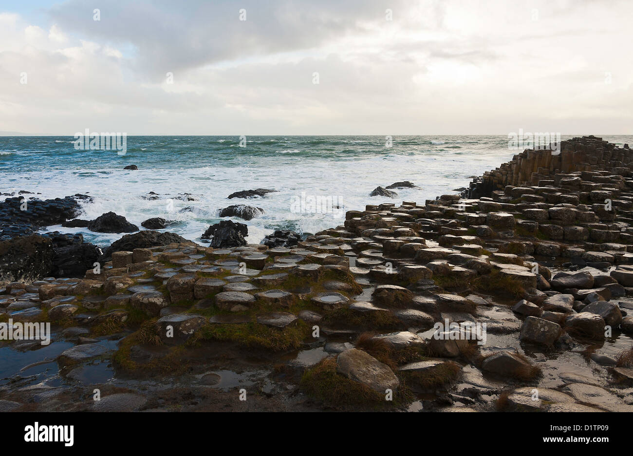 Giants causeway near bushmills ireland hi-res stock photography and ...