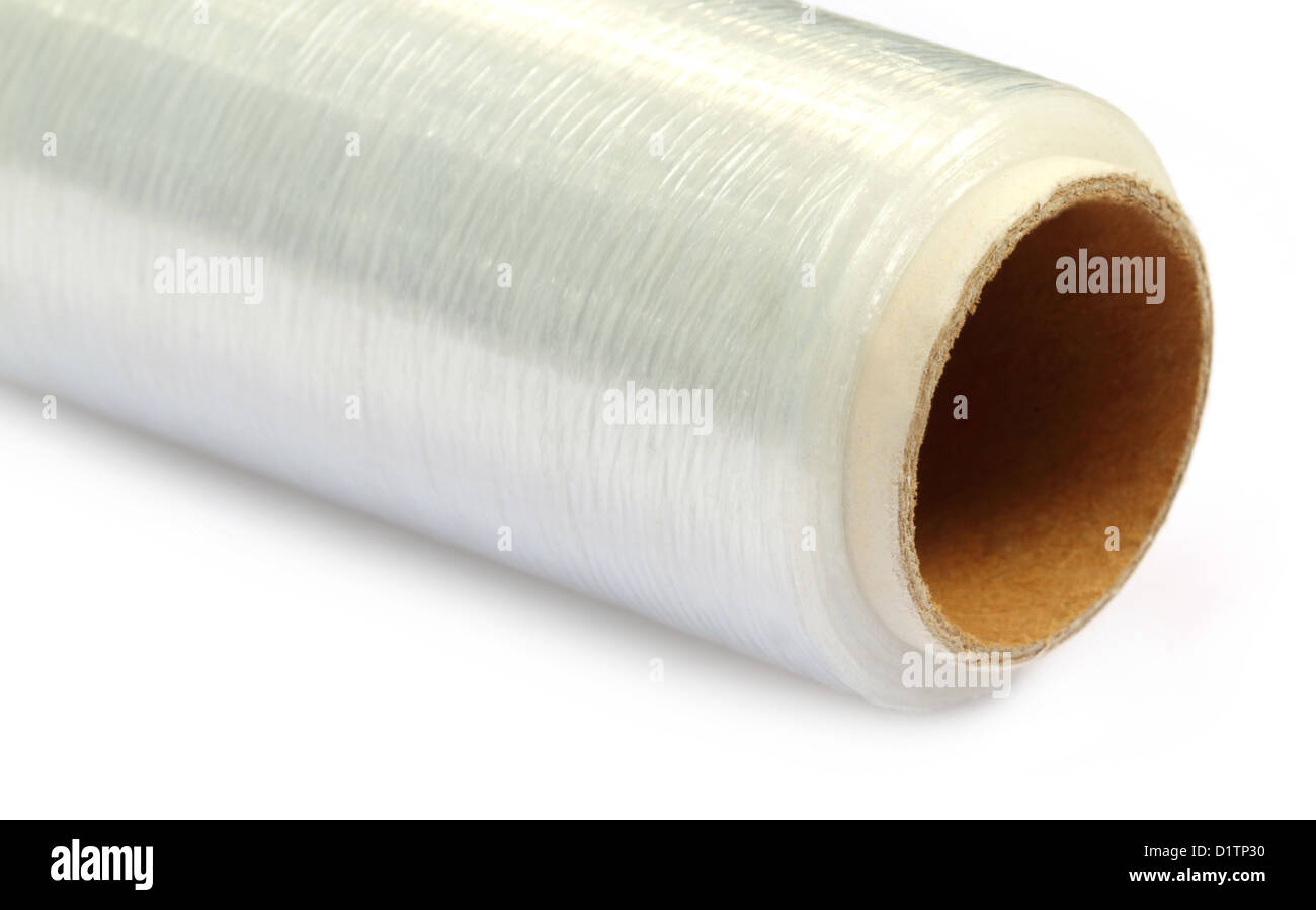 Stretch wrapping film Stock Photo Alamy