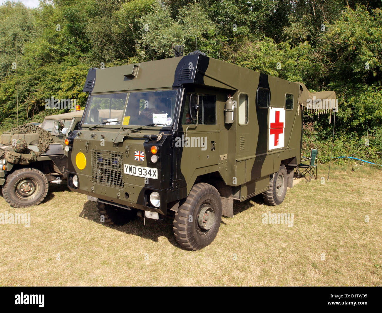 War and Peace Show....Land Rover 101 Forward Control Ambulance Stock