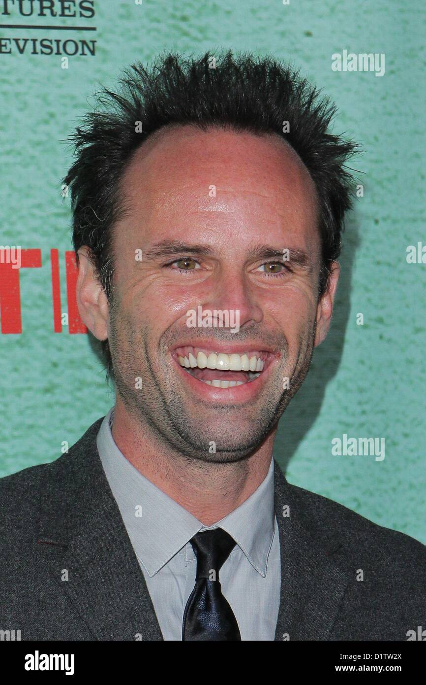 Jan. 5, 2013 - Los Angeles, California, U.S. - Walton Goggins attends  Premiere Of FX's ''Justified'' Season 4 on 5th January 2013 at Paramount  Theatre,Los Angeles,CA.USA.(Credit Image: © TLeopold/Globe  Photos/ZUMAPRESS.com Stock Photo -, image size:866x1390