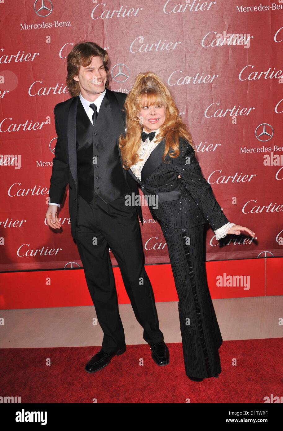 Shel Rasten, Charo at arrivals for 24th Annual Palm Springs