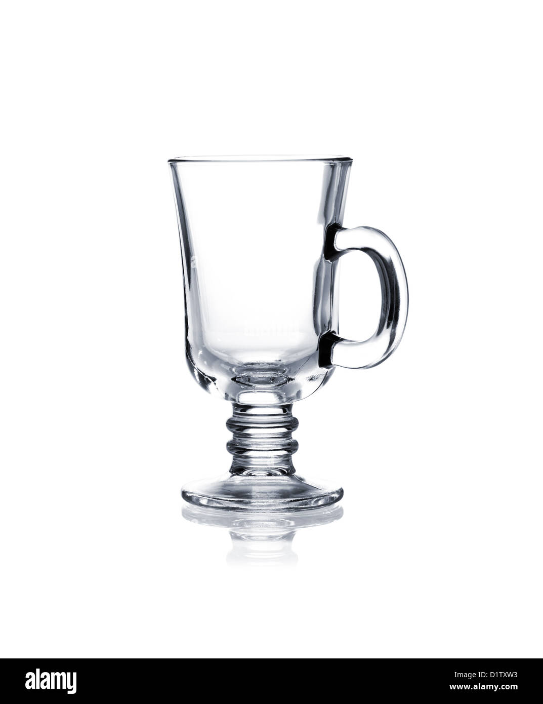 Irish coffee glass isolated on white background Stock Photo Alamy