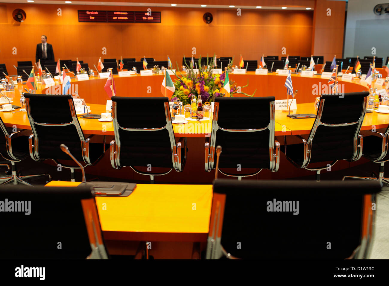 Berlin, Germany, the International Conference Hall of the Federal Chancellery Stock Photo