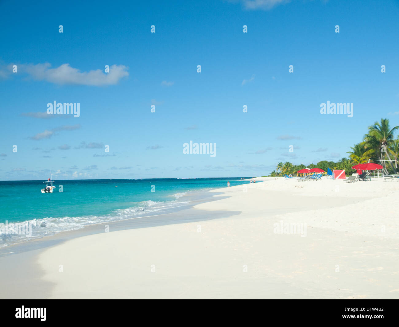 Beautiful Shoal Bay, Anguilla, British West Indies Stock Photo