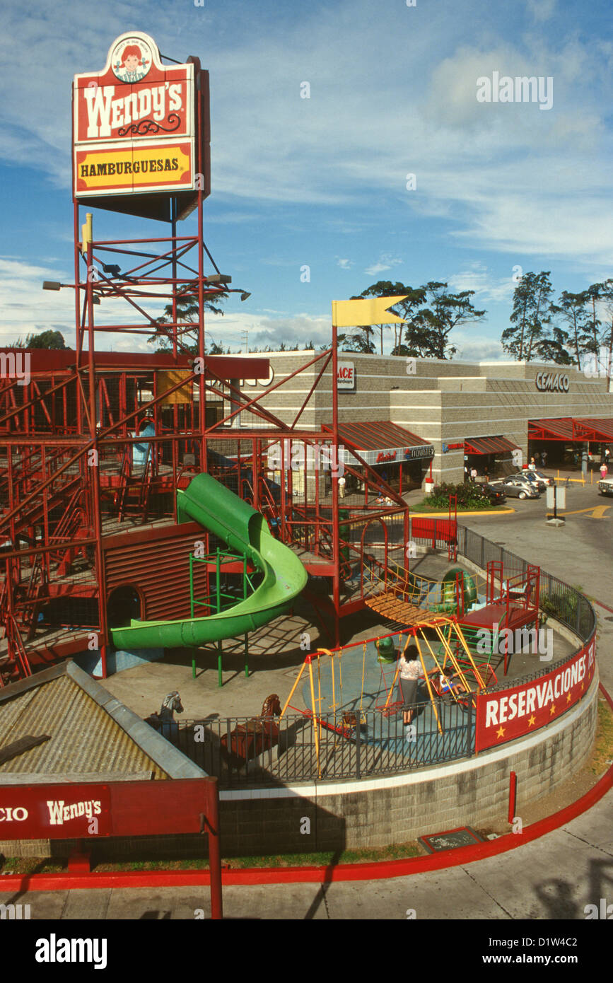 playground-at-a-wendy-hamburger-fast-food-restaurant-in-guatemala