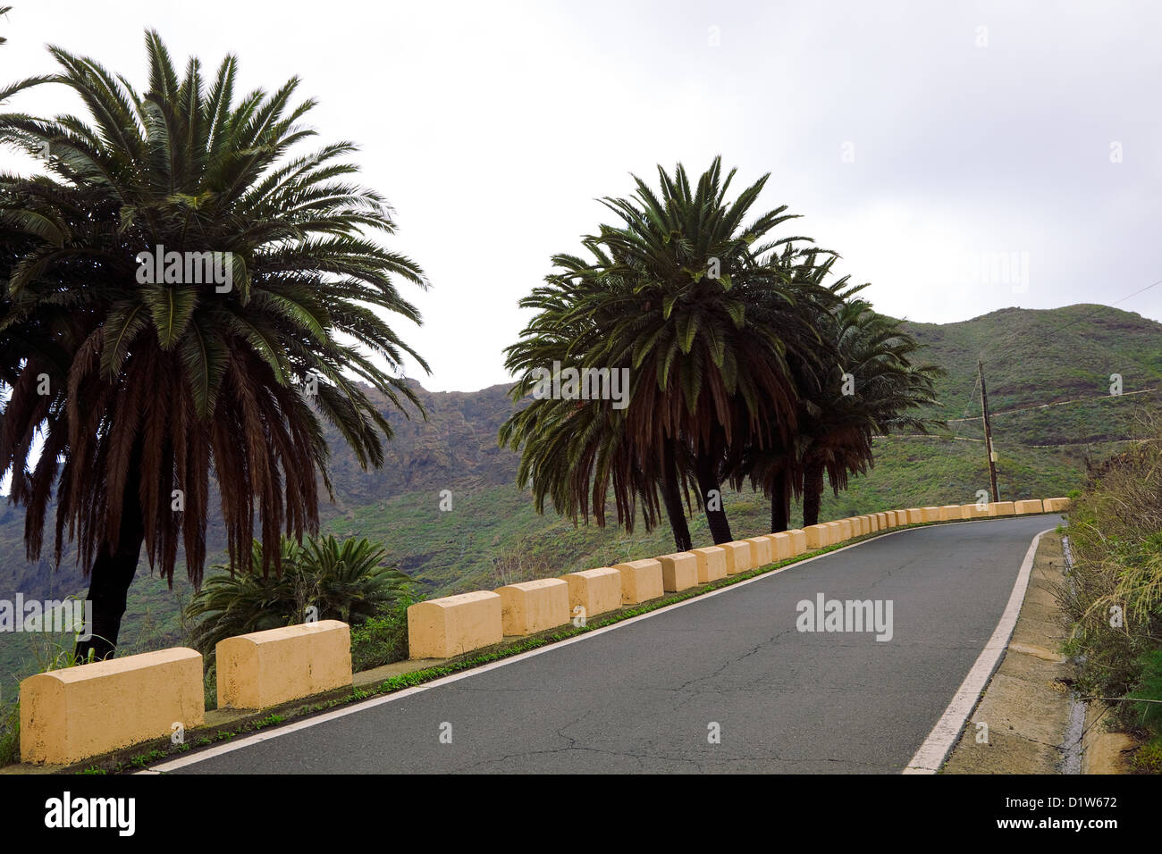 High Road in Masca - Tenerife Stock Photo