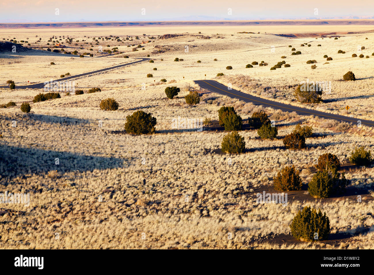 Desert highway Stock Photo