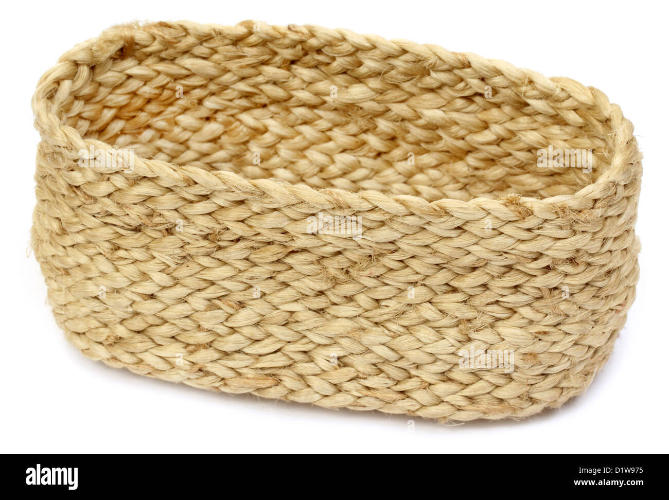 Handmade rope basket Stock Photo Alamy