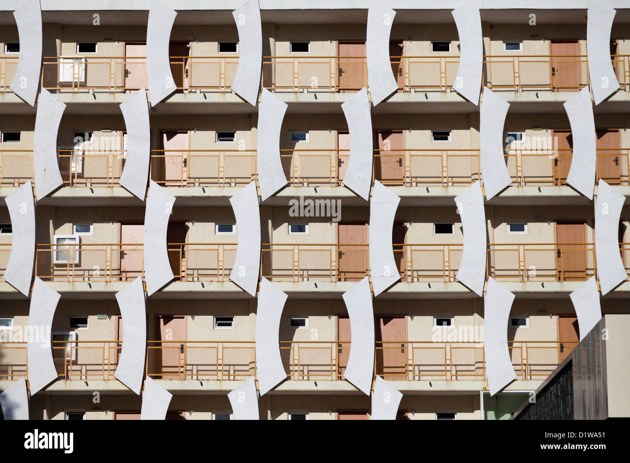 balcony of hotel, front Stock Photo - Alamy