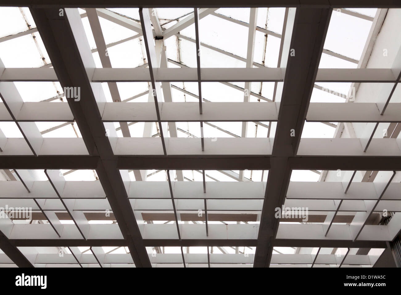 glass window with ceiling Stock Photo Alamy