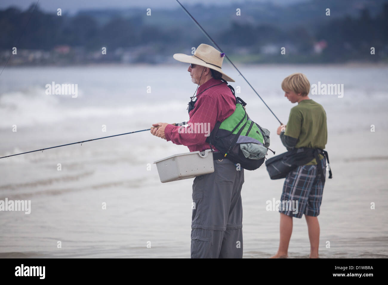 Santa Barbara Fly Fishing Club Casting Clinic, Padaro Beach