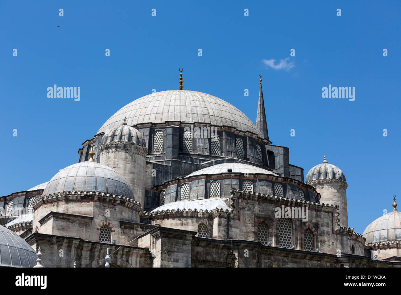 deom, Sehzade Mosque, Istanbul, Turkey Stock Photo