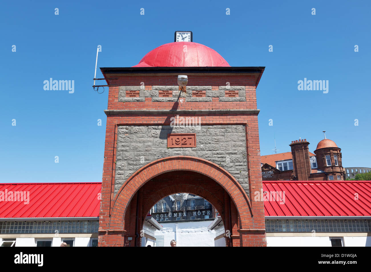Eeusk Fish Restaurant on the North Pier of Oban in Argyll Scotland
