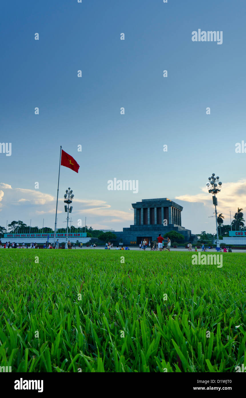 Ho Chi Minh's Mausoleum and Grounds, Hanoi, Vietnam Stock Photo