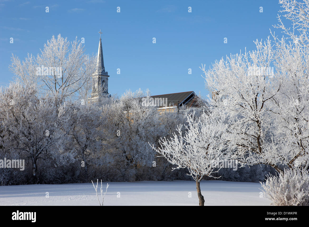 st josephs old church in Saskatchewan Canada Stock Photo Alamy