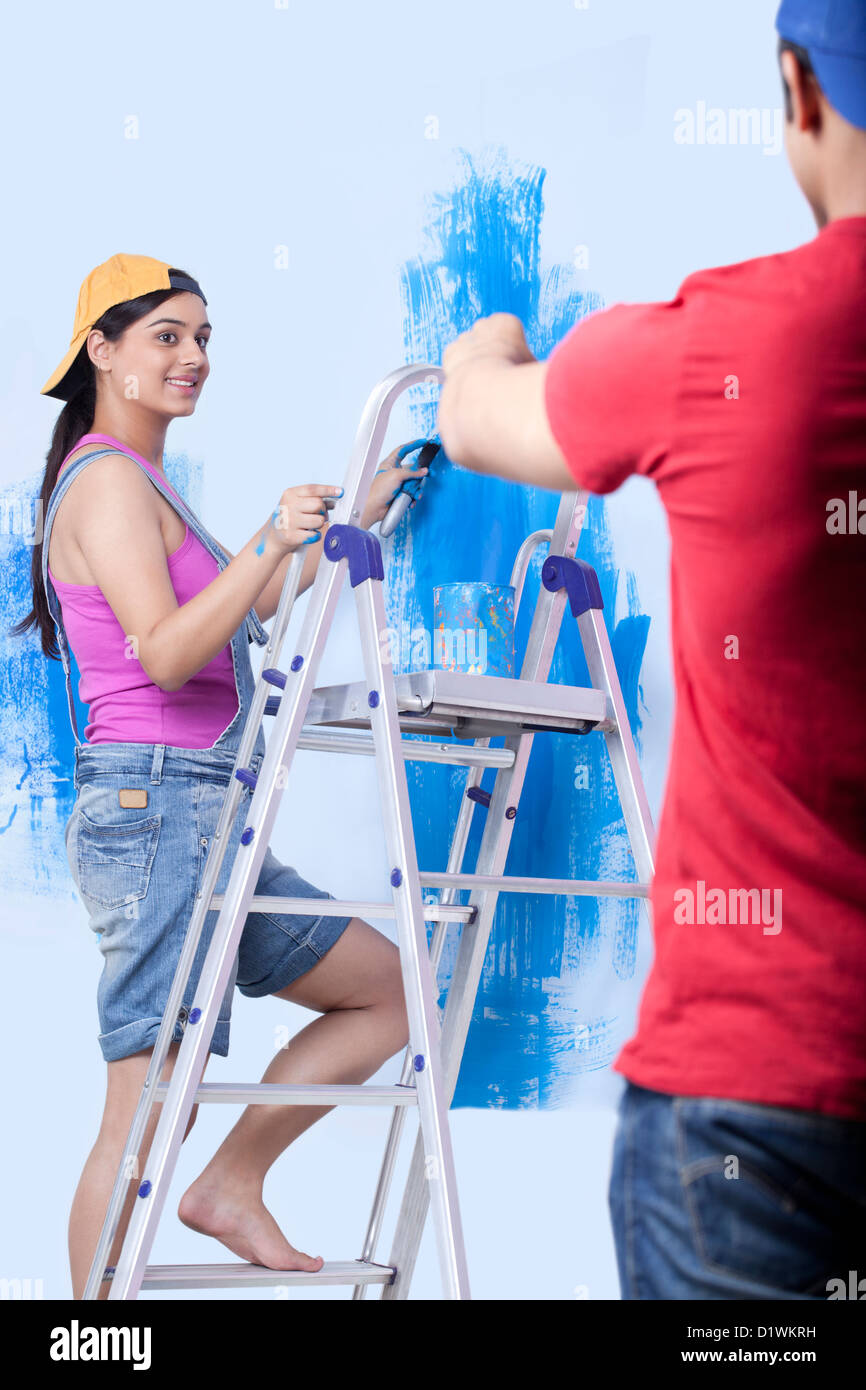 Step ladder hires stock photography and images Alamy