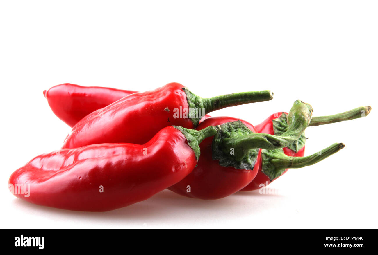 Red chilli peppers Stock Photo Alamy