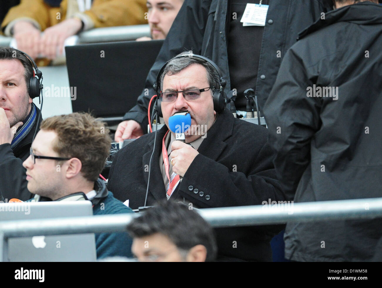 BBC Television and Radio football commentator Jonathan Pearce Stock Photo -  Alamy