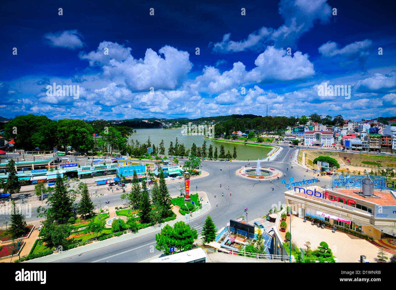 Dalat town centre, Vietnam, Asia Stock Photo Alamy