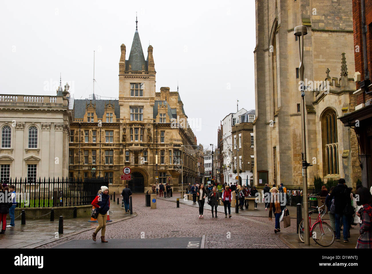 Cambridge City Town Centre Stock Photo Alamy