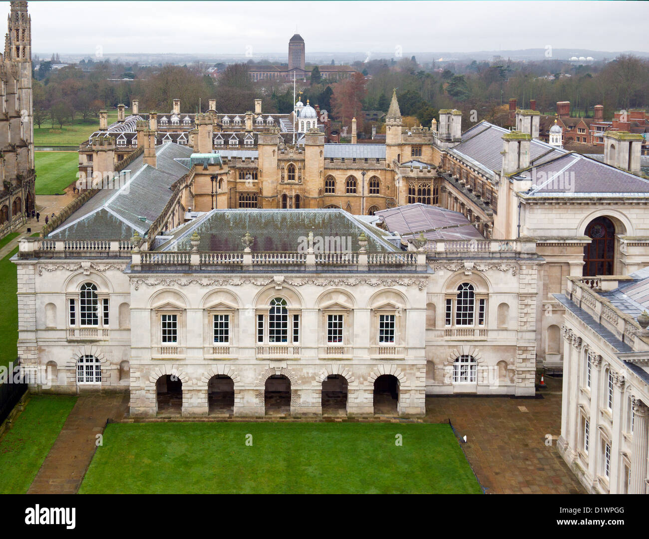 Cambridge University The Old Schools Trinity Hall Stock Photo Alamy