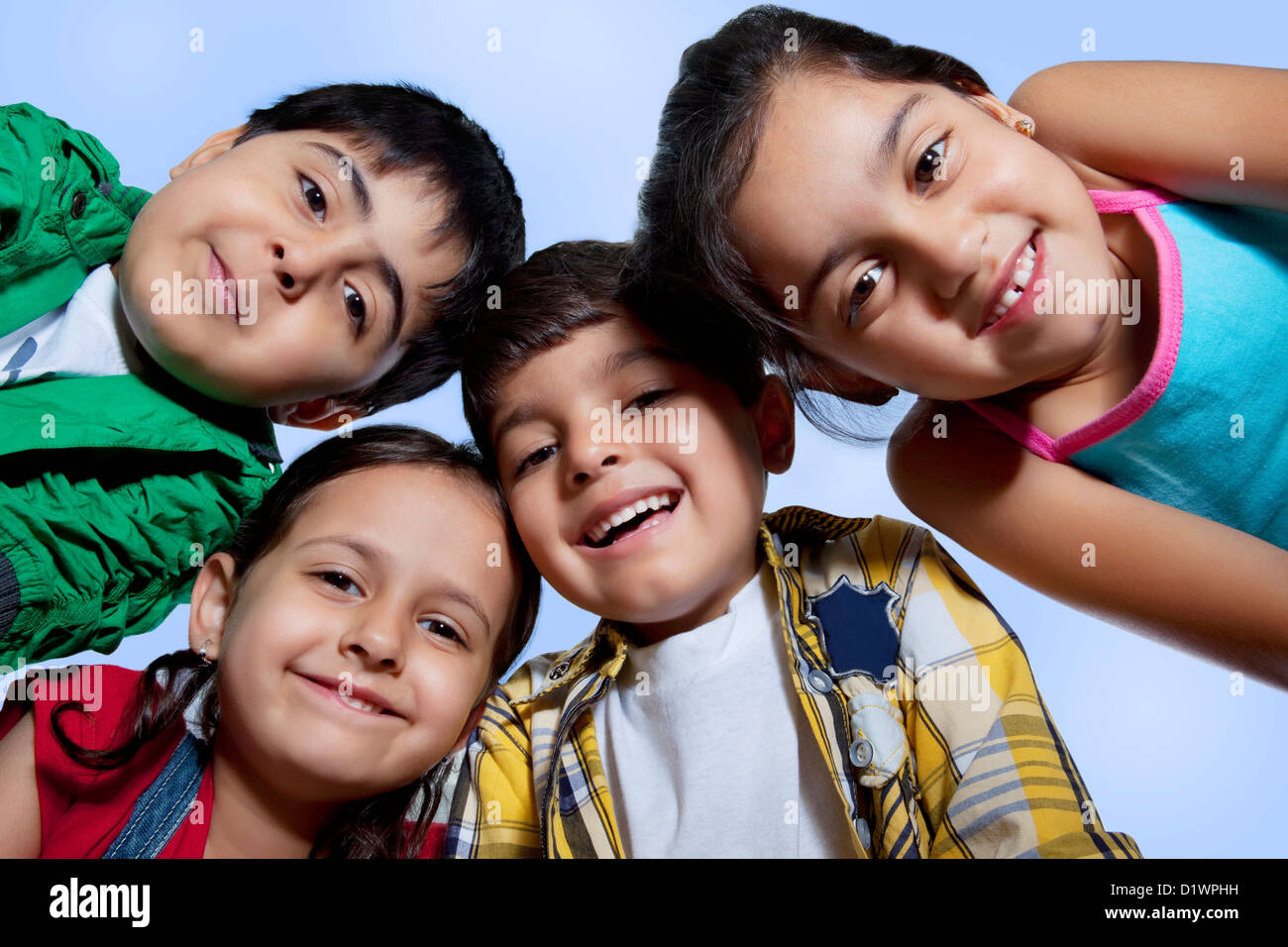 Portrait of boys and girls Stock Photo Alamy
