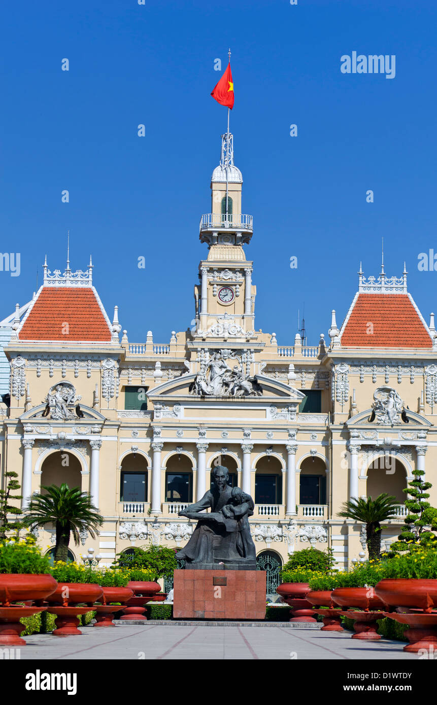 Ho Chi Minh City Hall, Ho Chi Minh City, Vietnam Stock Photo