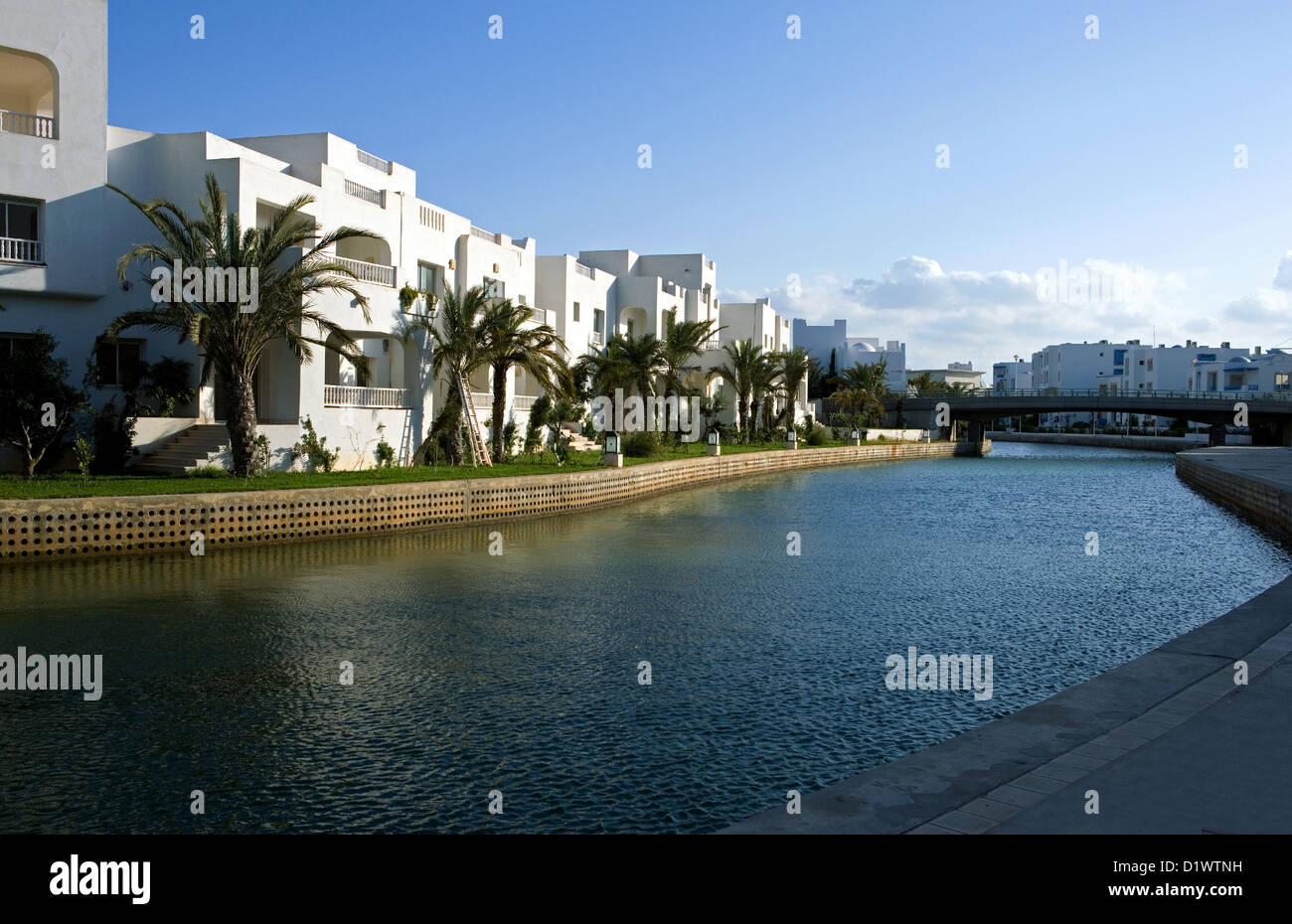 Tunisia, Hammamet, the sea turistic area of Yasmine Stock Photo - Alamy